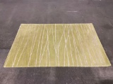 Bashian wool and synthetic rug, avocado color scheme, approx 4'x6'