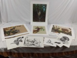 Lot of 11 Hand-Signed and Numbered LTD Ed Gerald Putt Prints