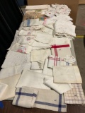 Vintage / Antique Linen Lot - Variety of Embroidered and monogrammed pieces