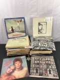 Approx 75 Vintage LP vinyl records incl. Chicago, Zeppelin, Stones, Cat Stevens, and more
