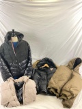 Carhartt 2 XL canvas chore coat w/ 3 other cold weather jackets incl. Guess & Tommy Hilfiger