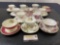 12 Cups and Saucers, Royal Albert, Jason, Gladstone, Duchess, Del Mar, Wales