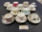 12 Cups and Saucers, Royal Albert, Windsor, Lefton, Aynsley, Staffordshire, Delphine
