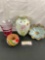 Collectible decor incl. 1949 Yellowstone Pottery, Nippon vase, Victorian Berry bowl +