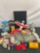 Massive lot of micro Machines play set pcs, cars, and more incl. Galoob plane see pics