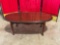 Vintage Oval Coffee Table, matches side tables in previous lot