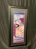 Framed abstract print by artist O'Neal