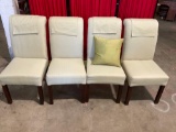 Set of 4 Matching Upholstered Chairs from The Bombay Company