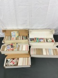 5 boxes of MLB baseball 80's & 90's cards incl. Topps, Upper Decks etc - 2800 cards approx