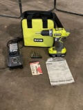 RYOBI P208B 18v Lithium 2-Speed Drill / Driver w/ 2 Batteries, charger and bag