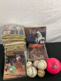 Large collection of vintage (mostly) Beckett sports card magazines - football, baseball and