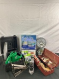 Selection of vintage tools, new lights, Plantmax 1000W grow light (used), 3 1/4