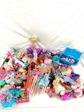 Large collection of mostly Barbie dolls, Barbie clothes and accessories and Barbie motorcycle