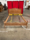 Vintage wooden bed frame, size full