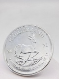1 oz. .999 fine silver 2021+South African Krugerrand bullion silver round coin
