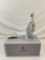 Vintage Genuine LLADRO Porcelain Figurine #07622 Flores de mi Jardin Basket of Love. See pics.