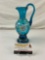 Bill Fenton New Century Collection XXI Signed Stacy Williams Turquoise Blue Vase. See pics.