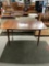 Mid Century Willett Cherry dining table w/ 2 leaves & pin legs - Good condition - See pics