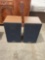 Pair of Dahlquist Model DQM-9 speakers in wood cabinets - Good condition- See pics
