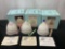 Vintage LLADRO Ornaments, Trio of Annual Bells: 5458 1987, 5525 1988, & 5616 1989. Campanita Navidad