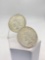 Antique 1922 & 1923 Silver Peace Dollars