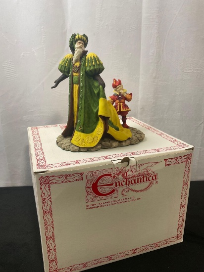 Vintage 1991 Enchantica Figure Spring Wizard Fantazar & Yim EN2060 no. 242/9500