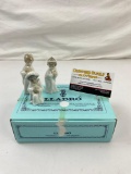 Vintage 1984 Genuine LLADRO Porcelain Figurines No. 5729 Mini Reyes. See pics.