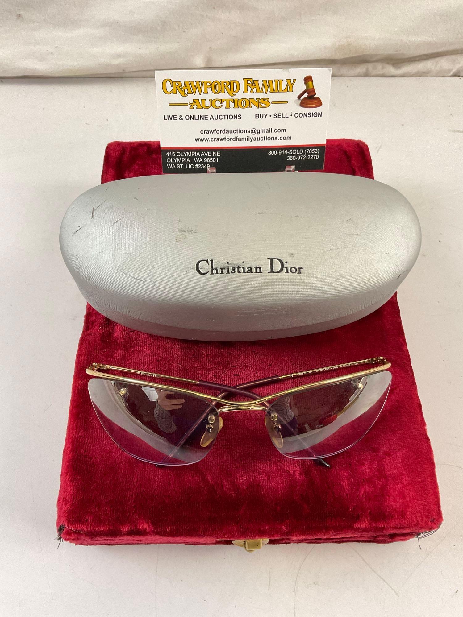 Vintage Christian Dior Sunglasses. Dior Flash | Proxibid
