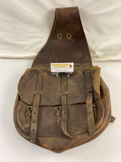 Antique Civil War Era Leather Saddlebags. See pics. | Online Auctions ...