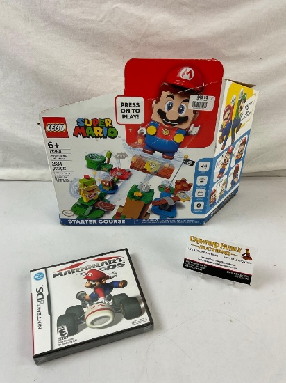 2 pcs Super Mario Children's Toys/Games. MarioKart DS. Lego Set 71360. Unopened, NIB. See pics.