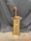 Brass Lion Umbrella Holder w/ Ornate Gold Plated Handle Umbrella & Wood Cane