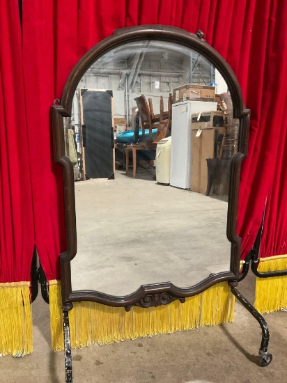 Antique Berkey & Gay Walnut Dressing Table Mirror. Measures 26" x 38" See pics.