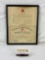 Vintage Framed American National Red Cross Brides' School Certificates of Achievement. See pics.