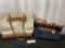 Pair of Michael Kors Purses, Cream and Leather Tone & Navy and Leather