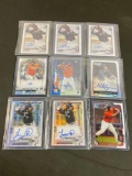 Collection of 8 Topps Mainly Bowman Chrome Signed Baseball cards &1 unsigned incl 3 Gabriel Moreno