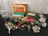 Vintage Kitchen Equipment, Mirro Cooky & Pastry Press, Trig-a-matic Cookie-Chef, utensils