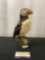 Taxidermied Puffin from New Zealand on a hunk of Volcanic Rock