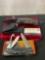 Pair of Outdoor NRA Knives, 1x Folder w/ carabiner loop, 1x 3 folding fishing blades