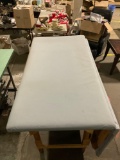 Large Industrial Fabric Measuring Table. Bolt Cutting Station. 68