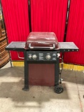 Brinkmann Gas Powered Grill w/ side racks & additional burner - See pics