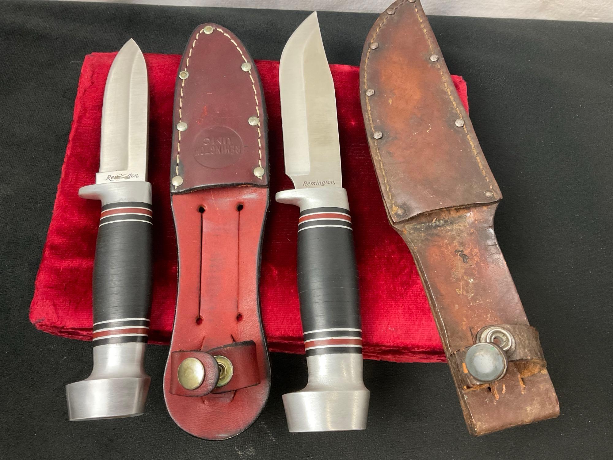 Pair of Vintage Remington Fixed Blade Knives, 1x | Proxibid