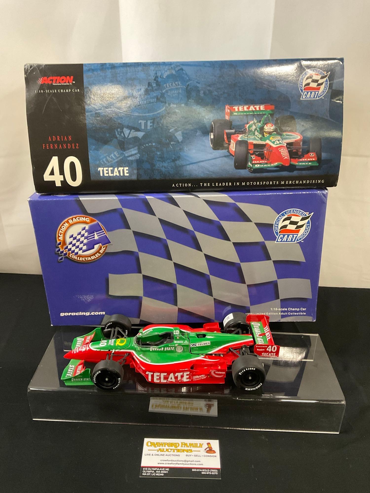 ACTION RACING 1/18 CHAMP CAR Kenny Brack #8 Shell 2000 Reynard 1 