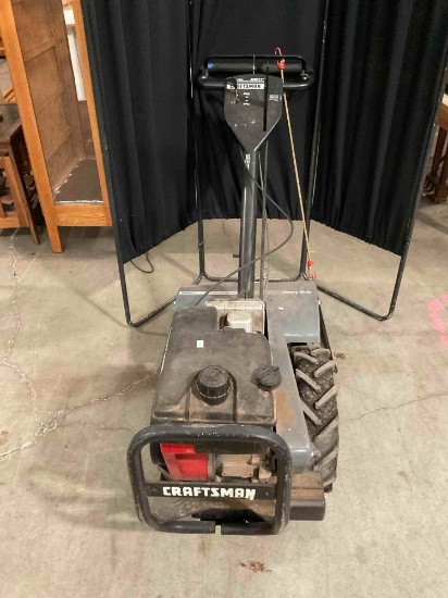 Craftsman 6HP/ 17" Self Propelled Rear Tine Tiller w/ FNR Mod# 917. ...