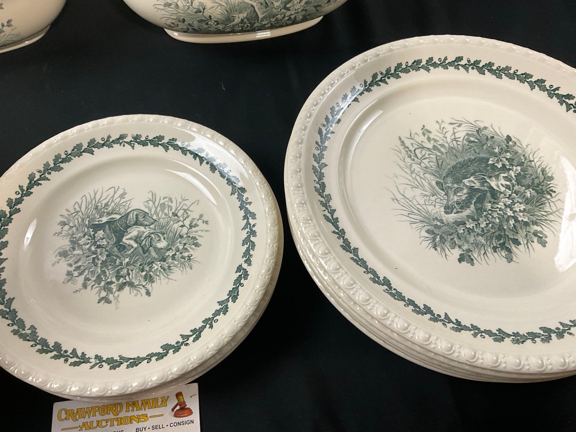 Villeroy & Boch Mettlach Diana Pattern, green w/ | Proxibid