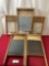 Collection of 5 Vintage/Antique Washboards, Glass, Speckled Enamel & Tin, larger is 24h x 12w inc...