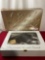 Antique Beaded Dress & Picture on Plaque. Still sealed in plastic