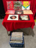 50+ pcs Vintage Vinyl Record LP Album Collection. Carpenters, Christmas & More! See pics.