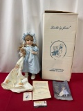 Vintage Dolls by Jerri Doll, Gina, Sleep Gown, Teddy Bear & Blanket, 20 inches tall, w/ original ...