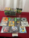 Vintage Playstation Games in cases, titles in desc, approx 29 games, untested