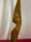 Bear Glass-Powered Tigercat Bow, unstrung, 58 inches long, 43 pound draw, Wood & Fiberglass